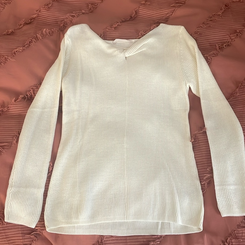 Ivory colored Soft Surroundings Sweater
